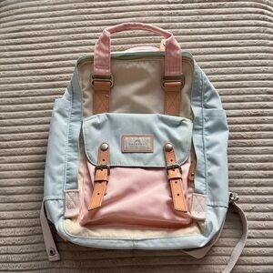DOUGHNUT MACAROON - Pastel Multi-Color Women's Backpack